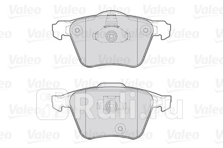 301657 - Колодки тормозные дисковые передние (VALEO) Volvo S40 (2004-2007) для Volvo S40 (2004-2007), VALEO, 301657