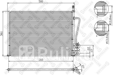 Радиатор ford fiesta fusion all 02- STELLOX 10-45020-SX  для Разные, STELLOX, 10-45020-SX