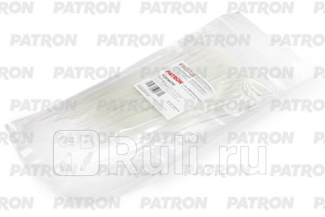 Комплект пластиковых хомутов 2.5 х 160 мм, 100 шт, нейлон, белые PATRON P25160W  для Разные, PATRON, P25160W